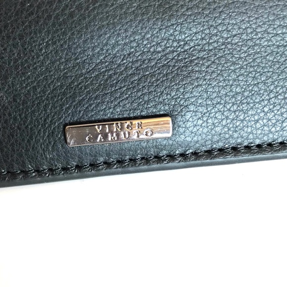 Vince Camuto Zani Onyx Leather Zip Around Wallet - Picture 2 of 6